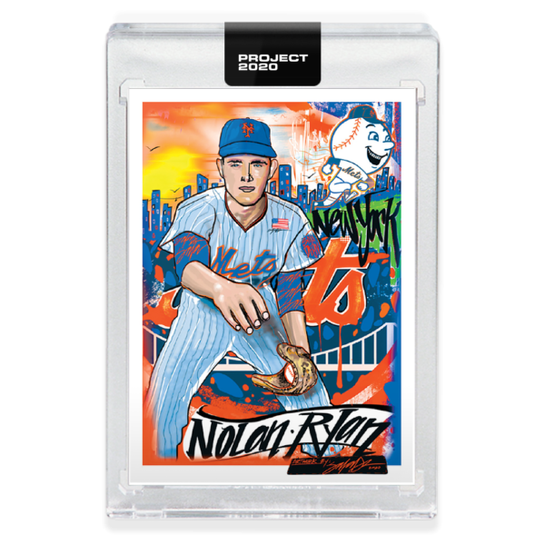 Topps PROJECT 2020 Card 105 - 1969 Nolan Ryan by King Saladeen