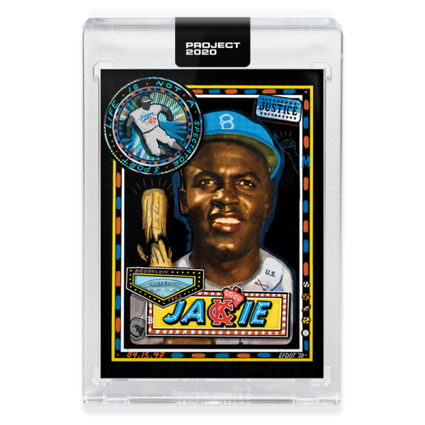 Topps PROJECT 2020 Card 114 - 1952 Jackie Robinson by Efdot