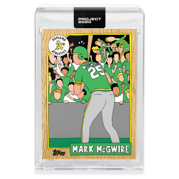 Topps PROJECT 2020 Card 134 - 1987 Mark McGwire by Fucci
