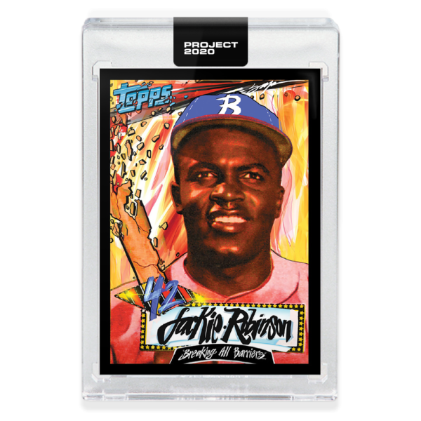 Topps PROJECT 2020 Card 253 - 1952 Jackie Robinson by King Saladeen