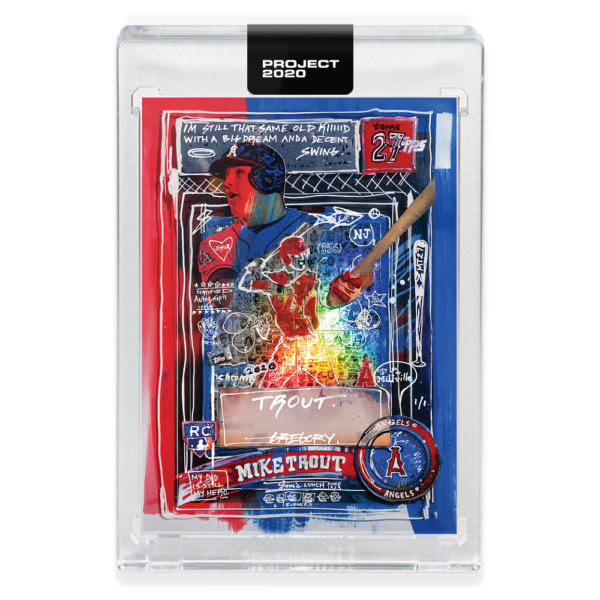 Topps PROJECT 2020 Card 325 - 2011 Mike Trout by Gregory Siff