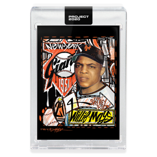 Topps PROJECT 2020 Card 61 - 1952 Willie Mays by King Saladeen