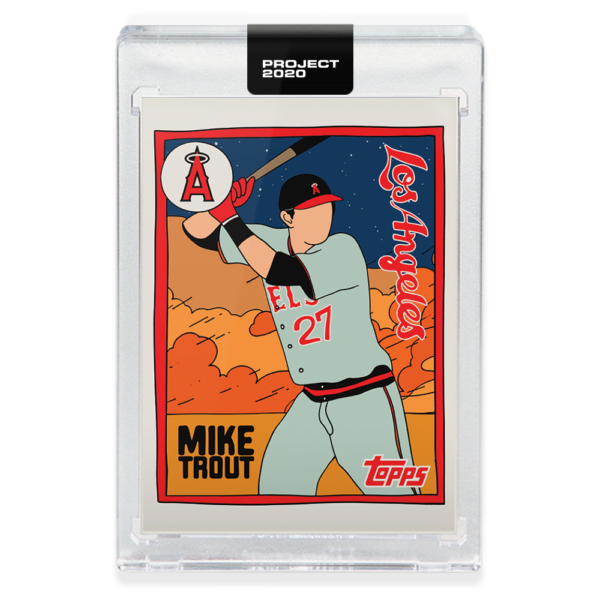 Topps PROJECT 2020 Card 63 - 2011 Mike Trout by Fucci