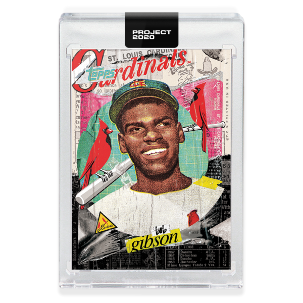 Topps PROJECT 2020 Card 70 - 1959 Bob Gibson by Tyson Beck