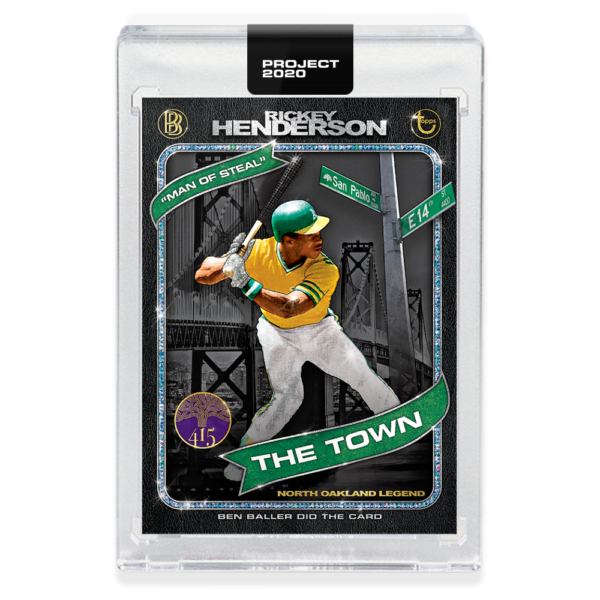 Topps PROJECT 2020 Card 71 - 1980 Rickey Henderson by Ben Baller