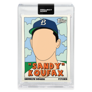 Topps PROJECT 2020 Baseball Card #76 - 1955 Sandy Koufax by Fucci