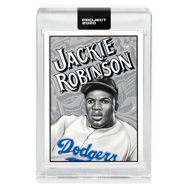 Topps PROJECT 2020 Baseball Card #79 - 1952 Jackie Robinson by Mister Cartoon