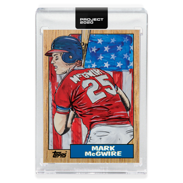 Topps PROJECT 2020 Card 81 - 1987 Mark McGwire by Blake Jamieson