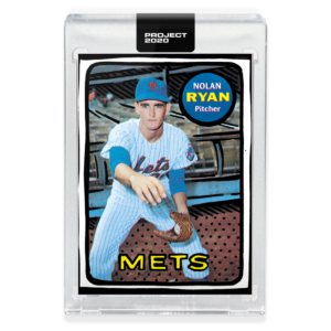 Topps PROJECT 2020 Card 87 - 1969 Nolan Ryan by Joshua Vides