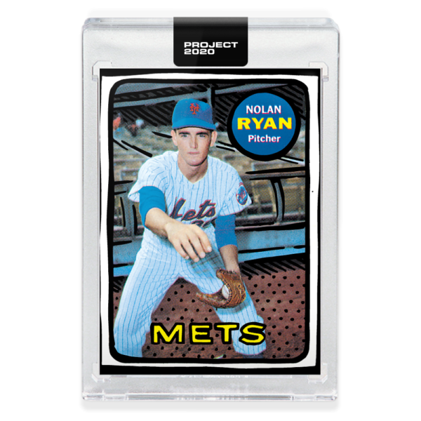 Topps PROJECT 2020 Card 87 - 1969 Nolan Ryan by Joshua Vides