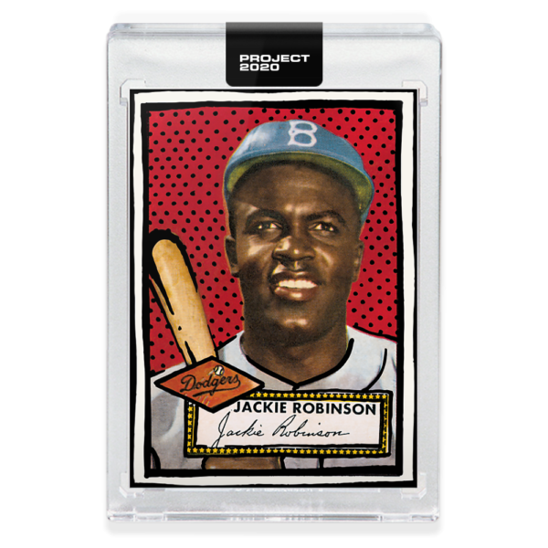 Topps PROJECT 2020 Card 98 - 1952 Jackie Robinson by Joshua Vides