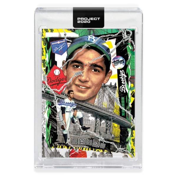 Topps PROJECT 2020 Card 99 - 1955 Sandy Koufax by Tyson Beck