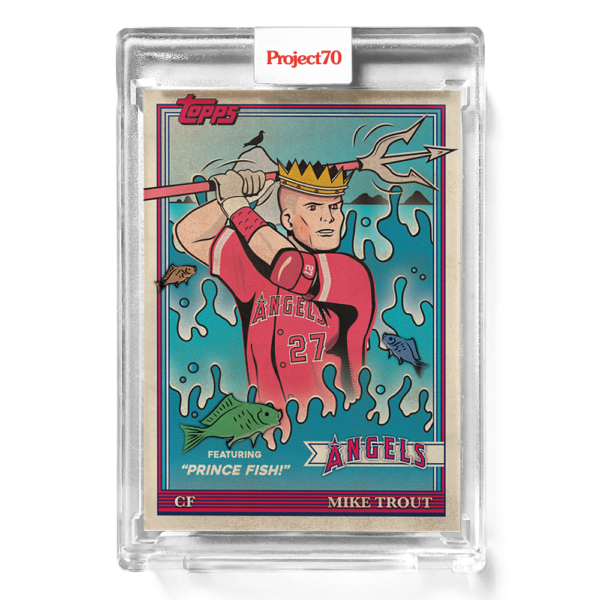 Topps Project70 Card #558 - Mike Trout by Jeff Staple