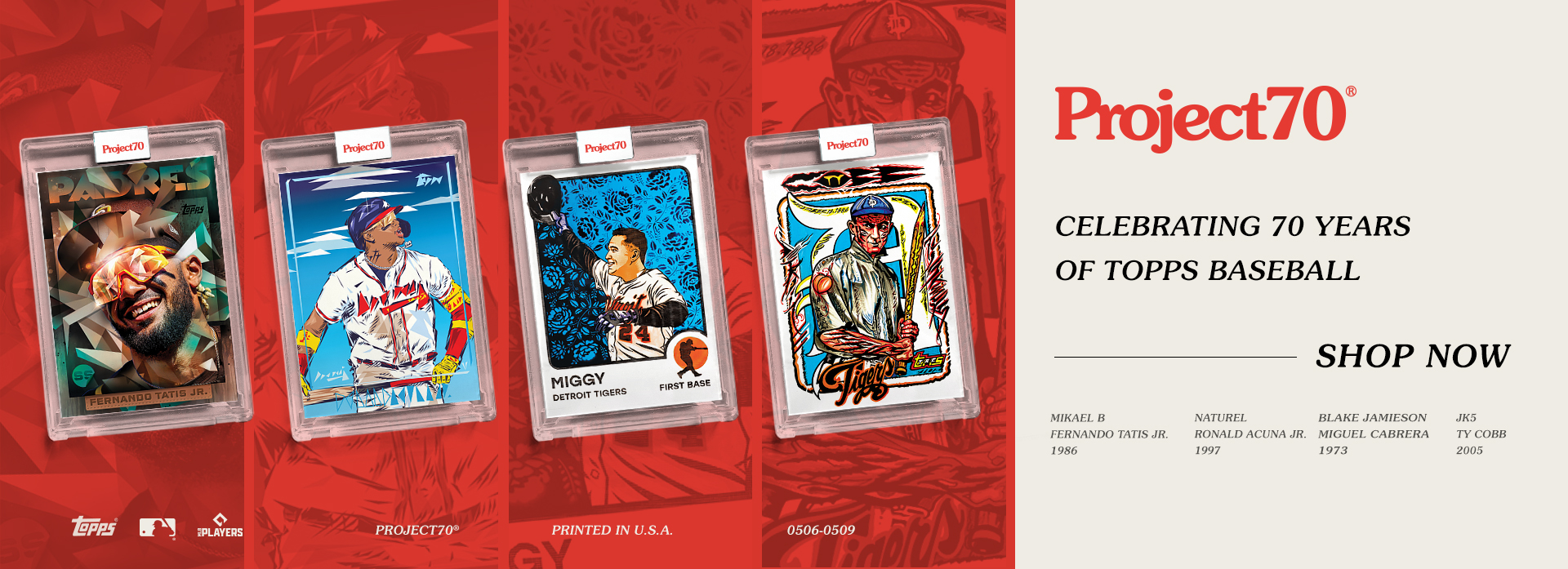 Topps Project 70 2021 Sample Rotation Cards