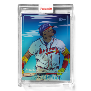 Topps Project70 Card #507 - 1997 Ronald Acuna Jr. by Naturel Rainbow Foil Card #58 /70