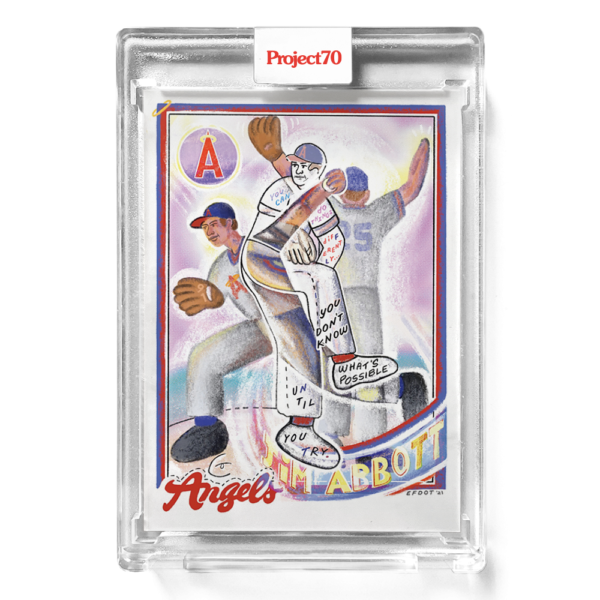 Topps Project70 Card #607 - Jim Abbott by Efdot