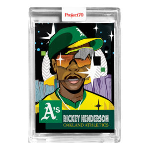 Rickey Henderson 2021 Topps Project 70 #26 by POSE Oakland Athletics
