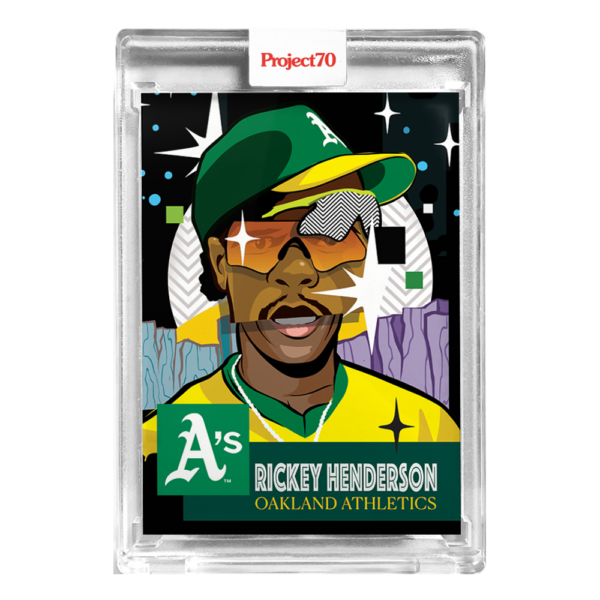 Rickey Henderson 2021 Topps Project 70 #26 by POSE Oakland Athletics